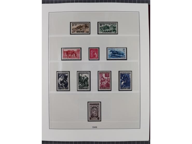 1920/59, in den Hauptnummern stark überkomplette fast ausnahmslos postfrische Sammlung inkl. Dienstmarken, dabei Mi.-Nr. 1-17