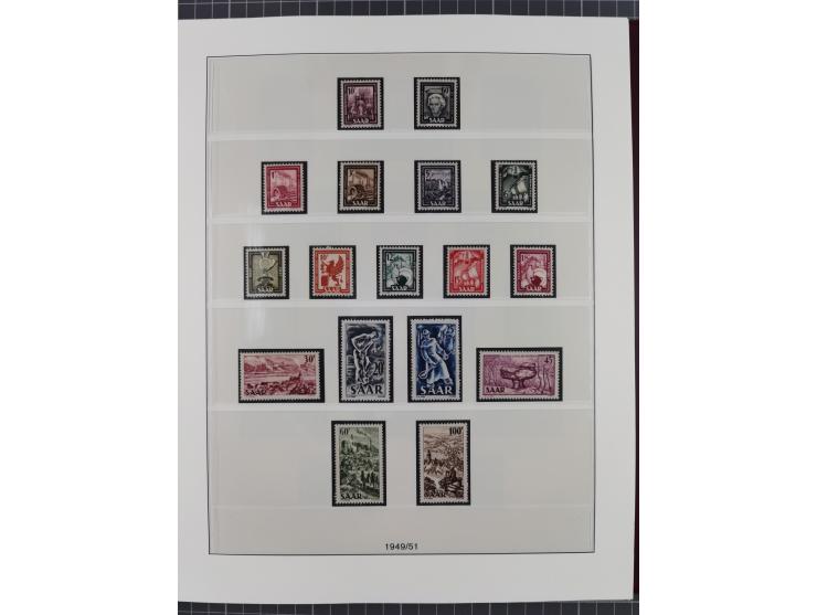 1920/59, in den Hauptnummern stark überkomplette fast ausnahmslos postfrische Sammlung inkl. Dienstmarken, dabei Mi.-Nr. 1-17