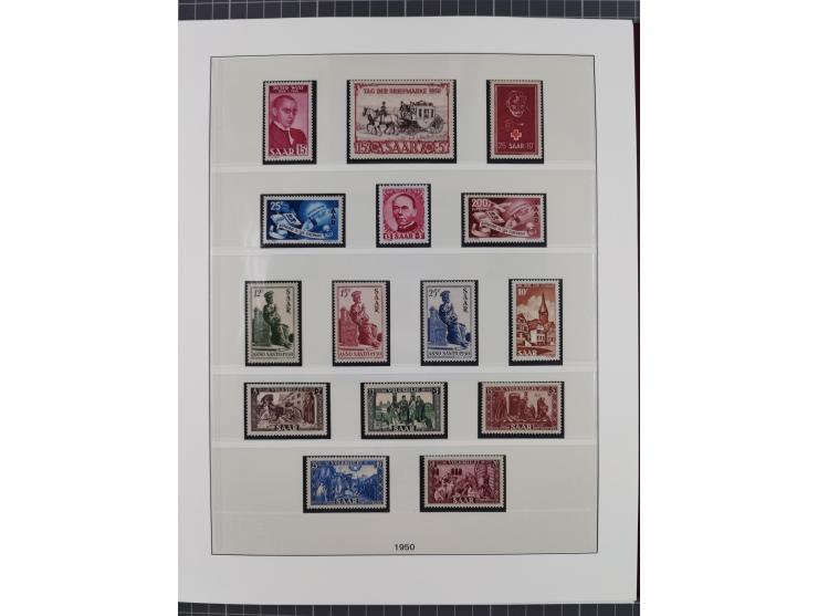 1920/59, in den Hauptnummern stark überkomplette fast ausnahmslos postfrische Sammlung inkl. Dienstmarken, dabei Mi.-Nr. 1-17