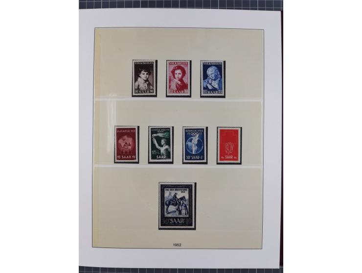 1920/59, in den Hauptnummern stark überkomplette fast ausnahmslos postfrische Sammlung inkl. Dienstmarken, dabei Mi.-Nr. 1-17