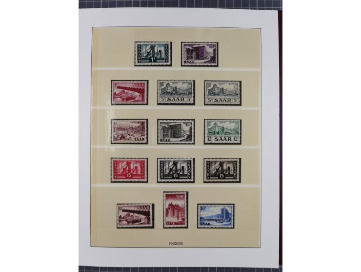 1920/59, in den Hauptnummern stark überkomplette fast ausnahmslos postfrische Sammlung inkl. Dienstmarken, dabei Mi.-Nr. 1-17