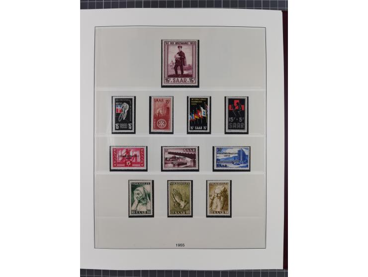 1920/59, in den Hauptnummern stark überkomplette fast ausnahmslos postfrische Sammlung inkl. Dienstmarken, dabei Mi.-Nr. 1-17