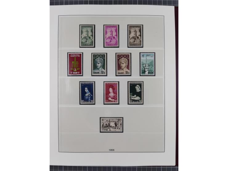 1920/59, in den Hauptnummern stark überkomplette fast ausnahmslos postfrische Sammlung inkl. Dienstmarken, dabei Mi.-Nr. 1-17