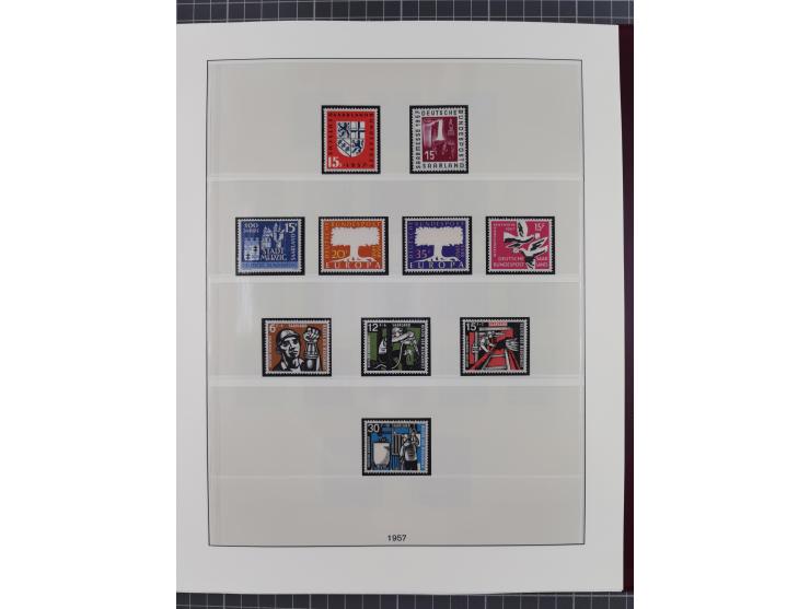 1920/59, in den Hauptnummern stark überkomplette fast ausnahmslos postfrische Sammlung inkl. Dienstmarken, dabei Mi.-Nr. 1-17