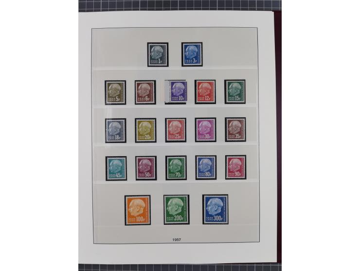 1920/59, in den Hauptnummern stark überkomplette fast ausnahmslos postfrische Sammlung inkl. Dienstmarken, dabei Mi.-Nr. 1-17