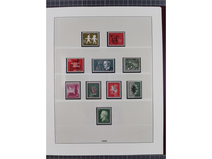 1920/59, in den Hauptnummern stark überkomplette fast ausnahmslos postfrische Sammlung inkl. Dienstmarken, dabei Mi.-Nr. 1-17