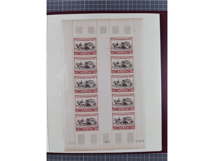 1920/59, in den Hauptnummern stark überkomplette fast ausnahmslos postfrische Sammlung inkl. Dienstmarken, dabei Mi.-Nr. 1-17