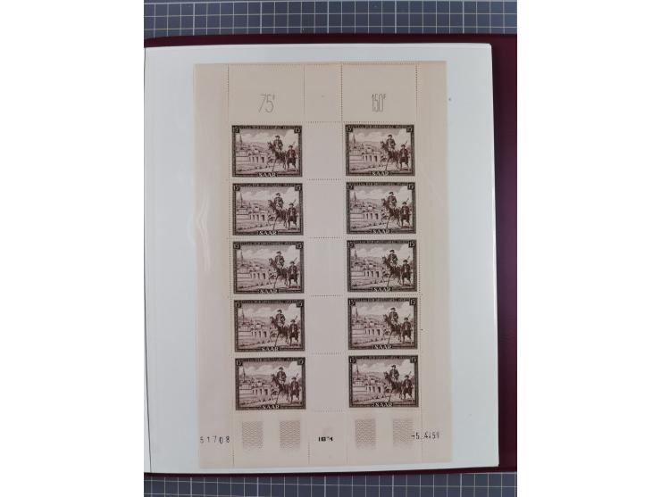 1920/59, in den Hauptnummern stark überkomplette fast ausnahmslos postfrische Sammlung inkl. Dienstmarken, dabei Mi.-Nr. 1-17