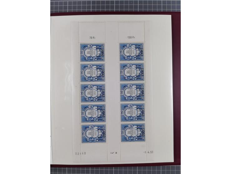 1920/59, in den Hauptnummern stark überkomplette fast ausnahmslos postfrische Sammlung inkl. Dienstmarken, dabei Mi.-Nr. 1-17