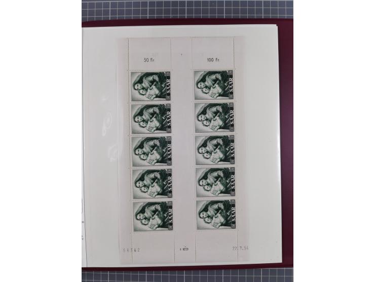 1920/59, in den Hauptnummern stark überkomplette fast ausnahmslos postfrische Sammlung inkl. Dienstmarken, dabei Mi.-Nr. 1-17