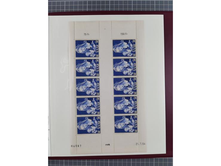 1920/59, in den Hauptnummern stark überkomplette fast ausnahmslos postfrische Sammlung inkl. Dienstmarken, dabei Mi.-Nr. 1-17