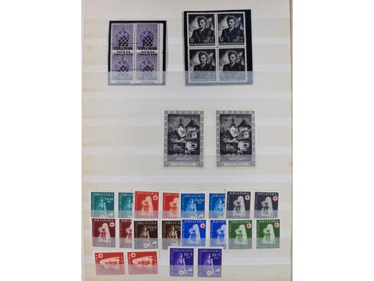 1941/44 (ca.), unused and used collection with over 85 covers and cards, including a fine group of Justice Court Fiscals used