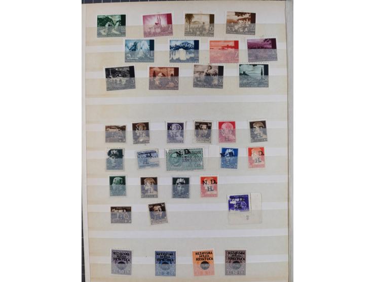 1941/44 (ca.), unused and used collection with over 85 covers and cards, including a fine group of Justice Court Fiscals used