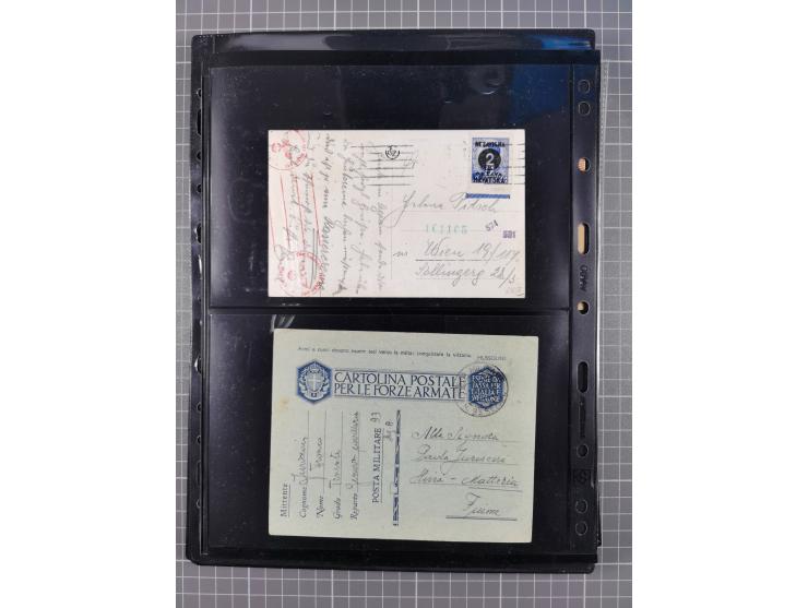 1941/44 (ca.), unused and used collection with over 85 covers and cards, including a fine group of Justice Court Fiscals used