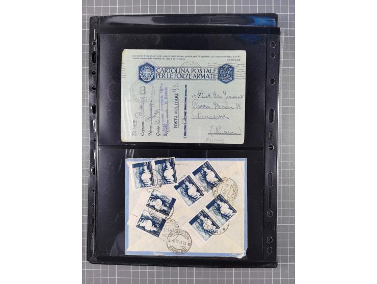 1941/44 (ca.), unused and used collection with over 85 covers and cards, including a fine group of Justice Court Fiscals used