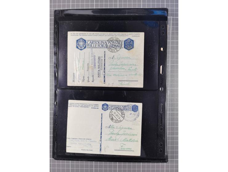 1941/44 (ca.), unused and used collection with over 85 covers and cards, including a fine group of Justice Court Fiscals used