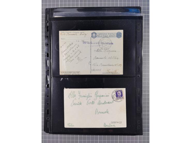 1941/44 (ca.), unused and used collection with over 85 covers and cards, including a fine group of Justice Court Fiscals used