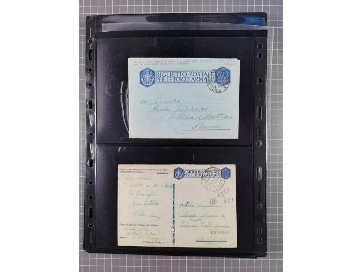 1941/44 (ca.), unused and used collection with over 85 covers and cards, including a fine group of Justice Court Fiscals used