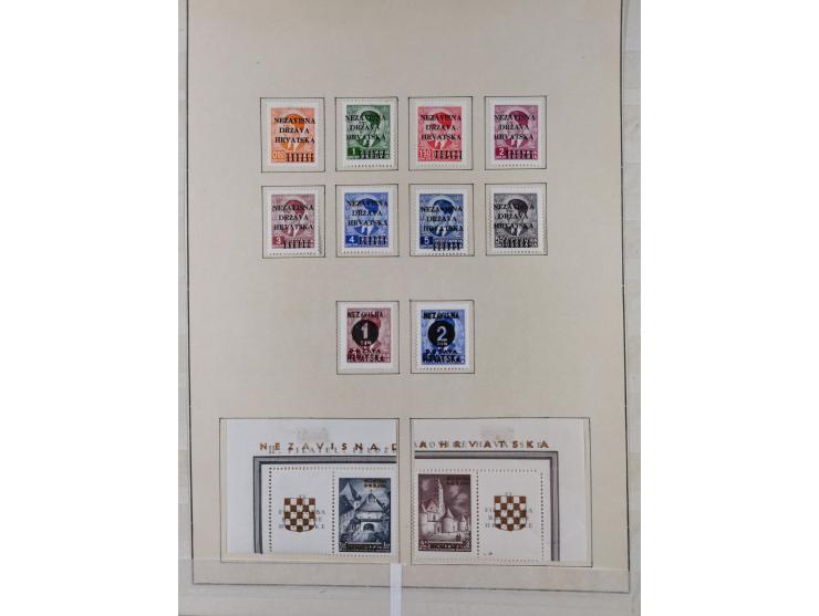 1941/44 (ca.), unused and used collection with over 85 covers and cards, including a fine group of Justice Court Fiscals used