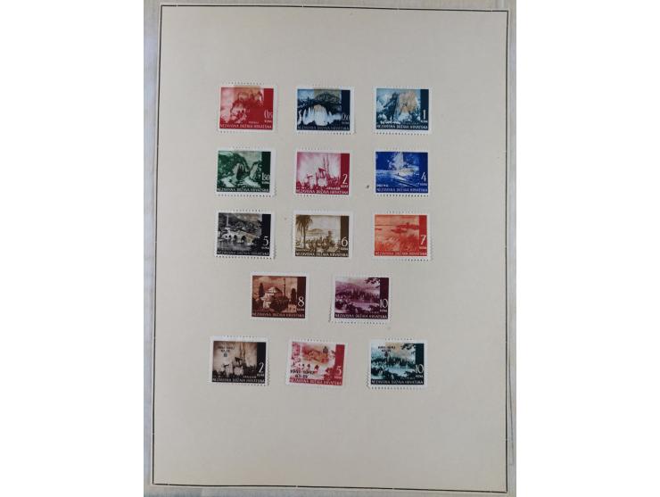 1941/44 (ca.), unused and used collection with over 85 covers and cards, including a fine group of Justice Court Fiscals used