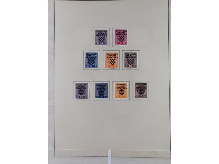 1941/44 (ca.), unused and used collection with over 85 covers and cards, including a fine group of Justice Court Fiscals used