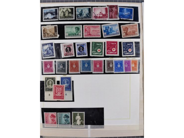 1941/44 (ca.), unused and used collection with over 85 covers and cards, including a fine group of Justice Court Fiscals used