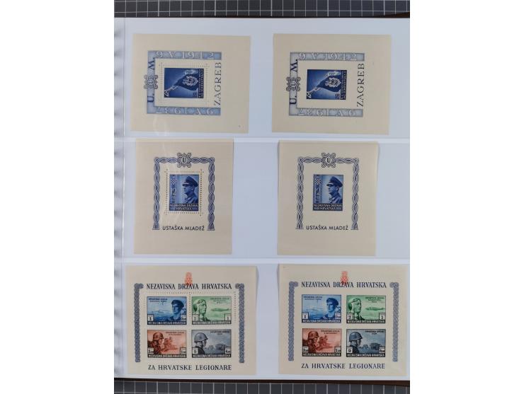 1941/44 (ca.), unused and used collection with over 85 covers and cards, including a fine group of Justice Court Fiscals used