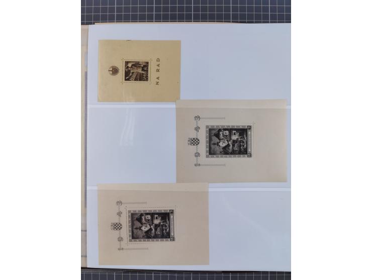 1941/44 (ca.), unused and used collection with over 85 covers and cards, including a fine group of Justice Court Fiscals used