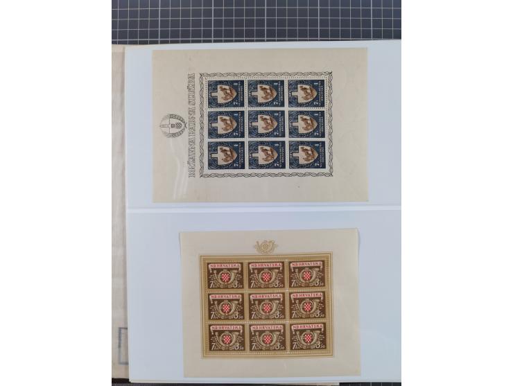 1941/44 (ca.), unused and used collection with over 85 covers and cards, including a fine group of Justice Court Fiscals used