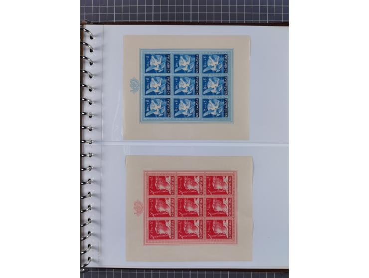 1941/44 (ca.), unused and used collection with over 85 covers and cards, including a fine group of Justice Court Fiscals used