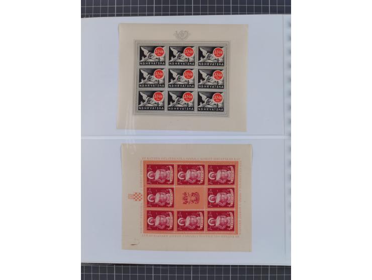 1941/44 (ca.), unused and used collection with over 85 covers and cards, including a fine group of Justice Court Fiscals used