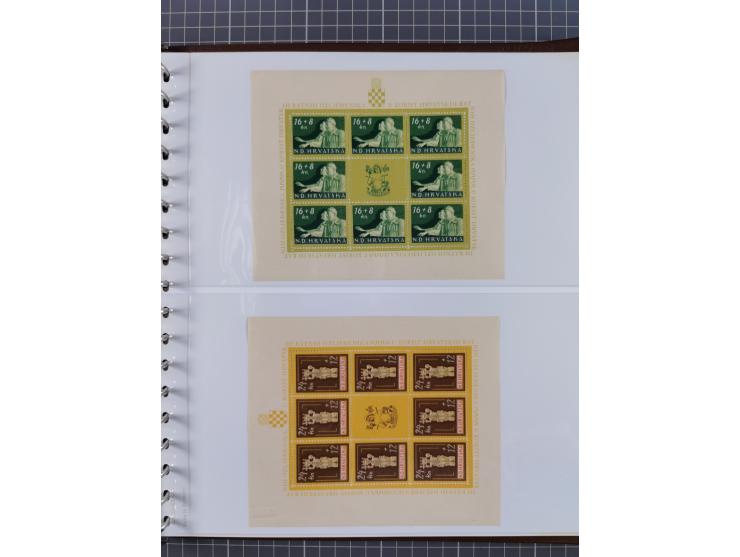 1941/44 (ca.), unused and used collection with over 85 covers and cards, including a fine group of Justice Court Fiscals used