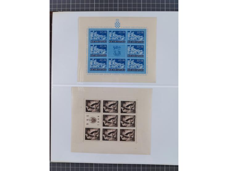 1941/44 (ca.), unused and used collection with over 85 covers and cards, including a fine group of Justice Court Fiscals used