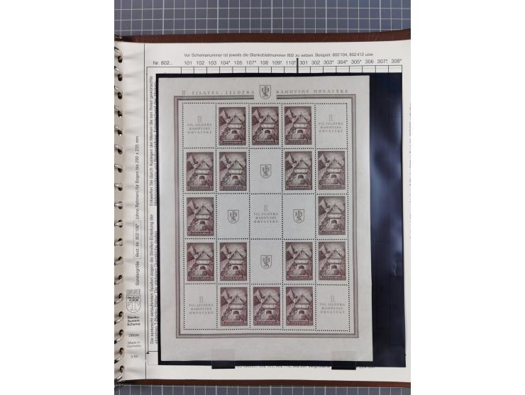 1941/44 (ca.), unused and used collection with over 85 covers and cards, including a fine group of Justice Court Fiscals used