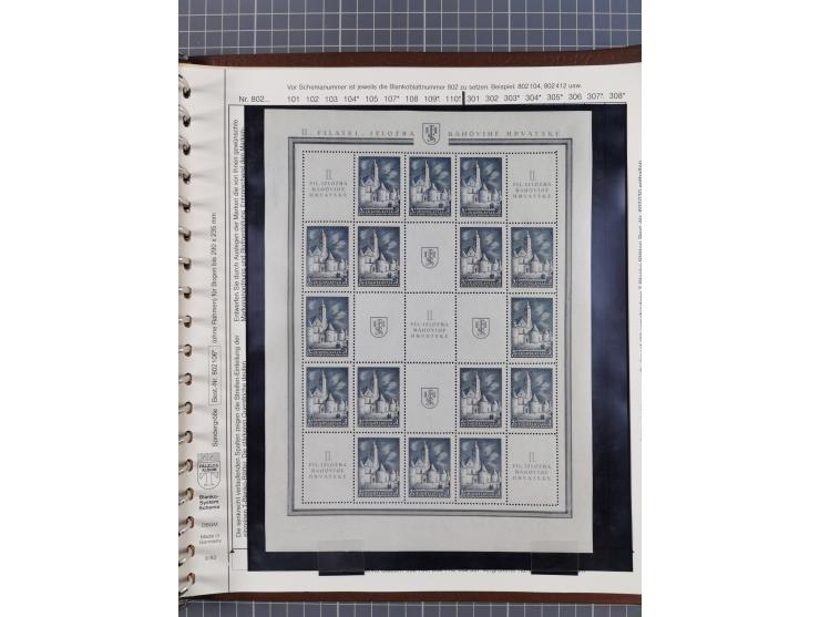 1941/44 (ca.), unused and used collection with over 85 covers and cards, including a fine group of Justice Court Fiscals used