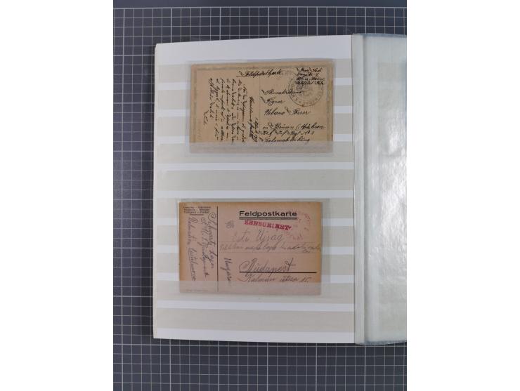 1860/1919 (ca.), kleine Partie Schiffspot mit 16 Briefen und Karten, dabei u.a. 1913 “S/S HELOUAN”, 1914 “KRIEGS-MARINE DAMPF