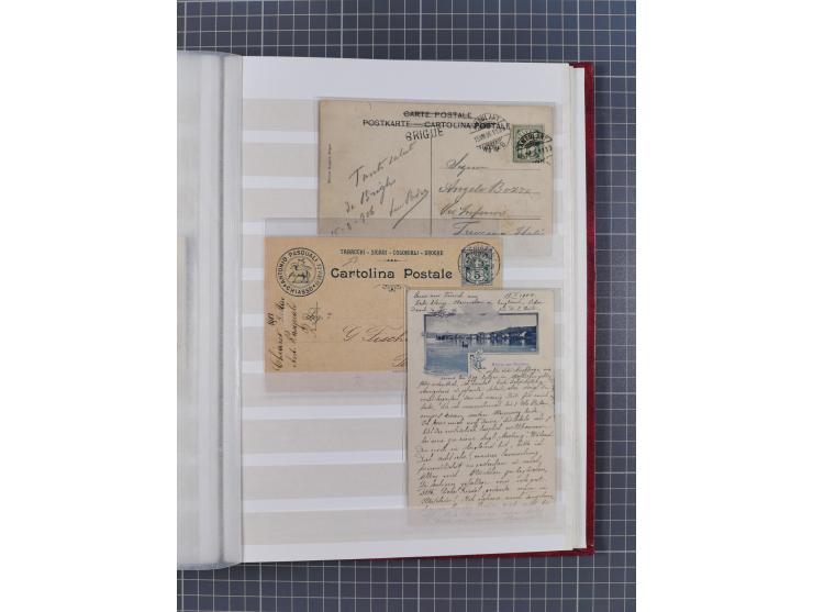 1813/1955, Partie mit 50 Briefen und Karten, dabei Vorphila, interessante Verwendungen ab Strubel, mit Luftpost, Mehrfach- un