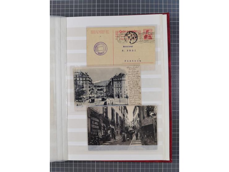 1813/1955, Partie mit 50 Briefen und Karten, dabei Vorphila, interessante Verwendungen ab Strubel, mit Luftpost, Mehrfach- un