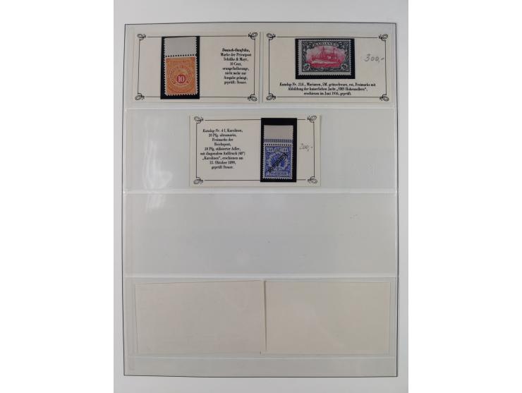 1893/1916, postfrische und gestempelte Partie, dabei DPC Mi.-Nr. 19PFII Briefstück, DPT Mi.-Nr. 7dZS postfrisch, Marokko 11I 