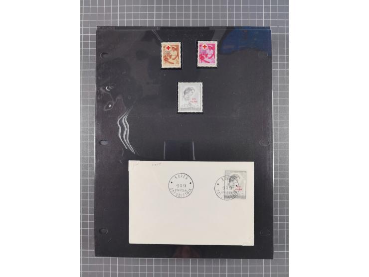 1948/54, mostly used and mint never hinged collection inkl. some First Day Covers, covers, postal stationeries and stamps wit