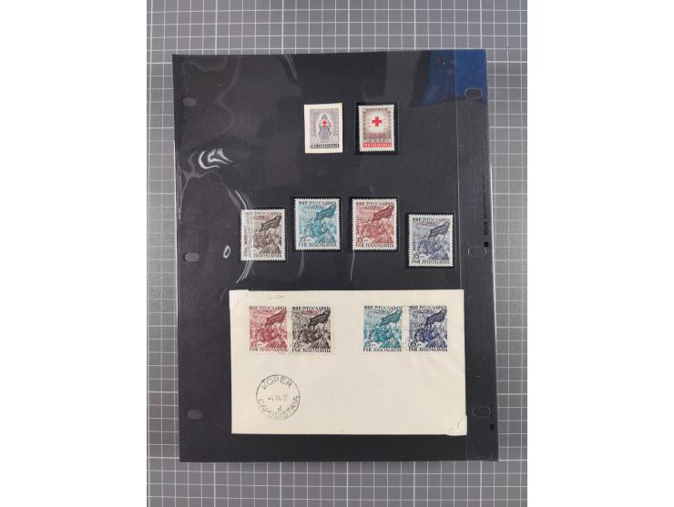 1948/54, mostly used and mint never hinged collection inkl. some First Day Covers, covers, postal stationeries and stamps wit