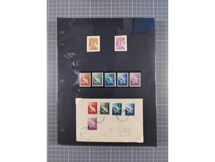 1948/54, mostly used and mint never hinged collection inkl. some First Day Covers, covers, postal stationeries and stamps wit