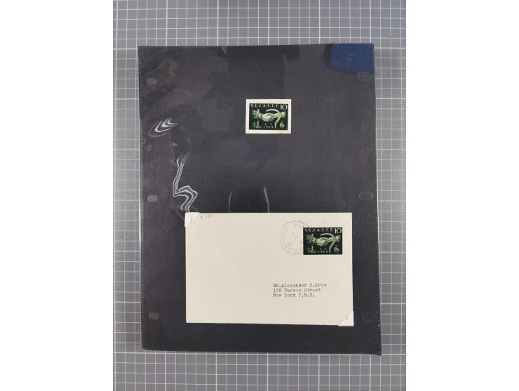 1948/54, mostly used and mint never hinged collection inkl. some First Day Covers, covers, postal stationeries and stamps wit