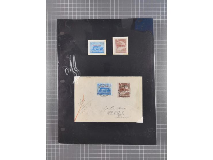 1948/54, mostly used and mint never hinged collection inkl. some First Day Covers, covers, postal stationeries and stamps wit