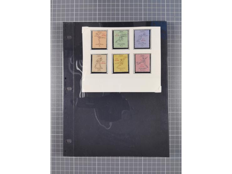 1948/54, mostly used and mint never hinged collection inkl. some First Day Covers, covers, postal stationeries and stamps wit