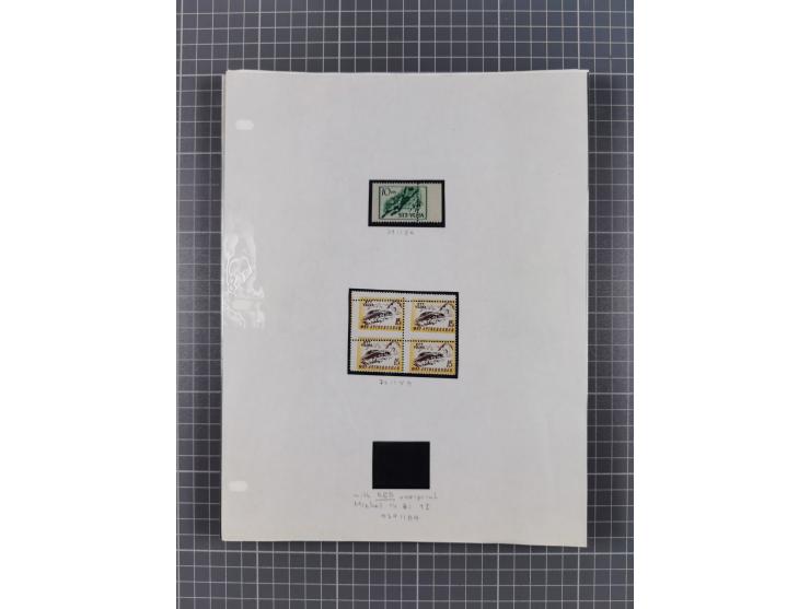 1948/54, mostly used and mint never hinged collection inkl. some First Day Covers, covers, postal stationeries and stamps wit