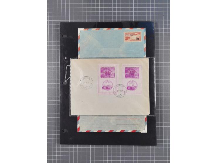 1948/54, mostly used and mint never hinged collection inkl. some First Day Covers, covers, postal stationeries and stamps wit