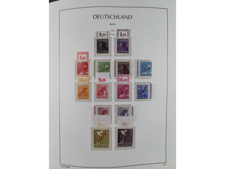 1948/90, in den Hauptnummern postfrische überkomplette Sammlung, dabei Mi.-Nr. 1-20 OR, 21-34 mit 33-34 OR (FA Schlegel BPP),