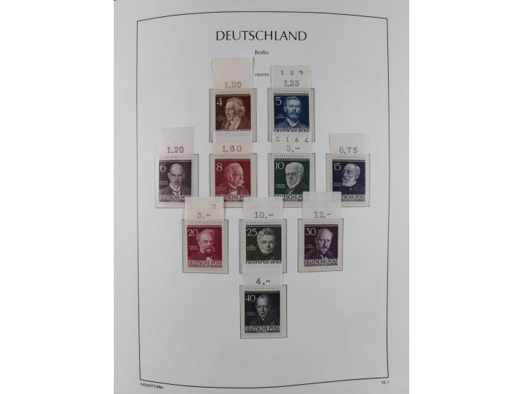 1948/90, in den Hauptnummern postfrische überkomplette Sammlung, dabei Mi.-Nr. 1-20 OR, 21-34 mit 33-34 OR (FA Schlegel BPP),
