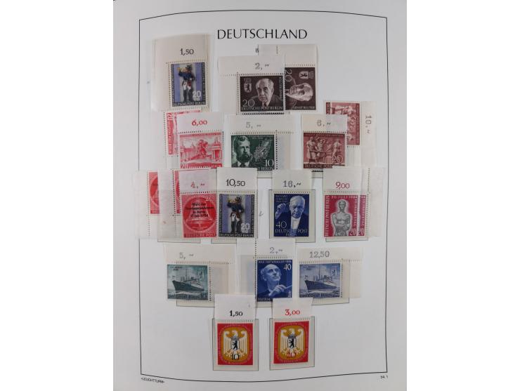 1948/90, in den Hauptnummern postfrische überkomplette Sammlung, dabei Mi.-Nr. 1-20 OR, 21-34 mit 33-34 OR (FA Schlegel BPP),